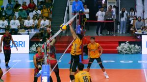 Tim Voli Kalbar dan Jatim Adu Kekuatan di Grand Final Turnamen Bola Voli Kapolri Cup 2023