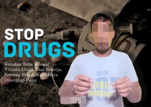 Berdalih untuk Vitamin, Pria di Kubu Raya Konsumsi Sabu