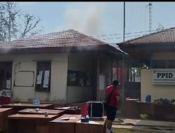 Api Nyaris Ludeskan Kantor Dishubkominfo Kayong Utara