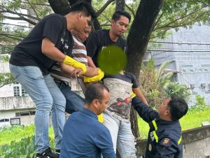 Warga Gang Meliau Pontianak Geger, Pria Ditemukan Tergantung di Pohon