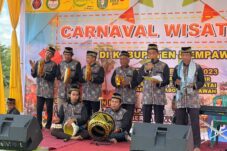 50 Sampan Kato Ramaikan Karnaval Wisata Air Mempawah