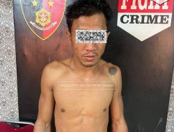 Gagal Curi Besi Lantaran Aksinya Terekam CCTV