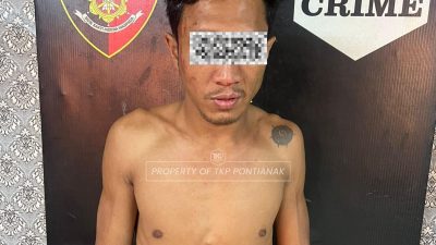 Gagal Curi Besi Lantaran Aksinya Terekam CCTV