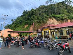 Kembali, Polsek Sekayam Tertibkan 20 motor Berknalpot Brong