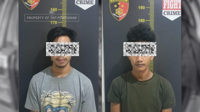 Curi buah Sawit dengan mobil rental, 2 Pemuda diamankan Polisi