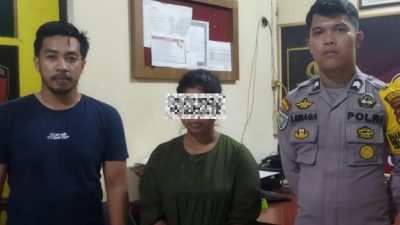 Curi Sepeda Motor untuk modal Slot, Seorang wanita di Rasau jaya di tangkap Polisi