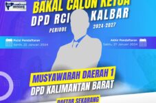 DPD RCI Kalbar Buka Pendaftaran Bakal Calon Ketua Periode 2024-2027