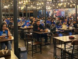 DPC Partai Demokrat Pontianak Nobar Debat Pilpres Bersama Kader