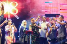 Malam Pergantian Tahun, Panggung Prajurit Hibur Warga Kalbar