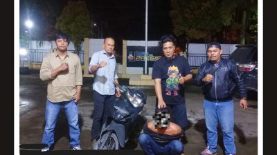 Terekam CCTV Curi Motor, Pelaku Diringkus Polisi Yang Menyamar Sebagai Pembeli