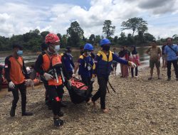 Tim SAR Gabungan Temukan Korban Tenggelam di Sungai Kayan