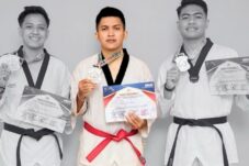 Personel Polres Kubu Raya Sabet Medali Perak Kejuaraan Nasional Taekwondo