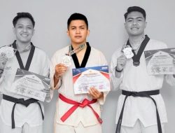 Personel Polres Kubu Raya Sabet Medali Perak Kejuaraan Nasional Taekwondo