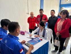 Karolin Resmi Daftar Calon Bupati Landak Ke Partai Demokrat