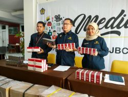 Bea Cukai Kalbar Amankan Jutaan Batang Rokok Ilegal