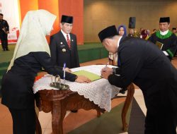 Lantik 850 PPPK, Pj Wako Ingatkan Kedisiplinan Dalam Bekerja
