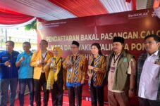 Resmi Deklrasi dan Daftar KPU, Multi-Harti Siap Pemerataan Pembangunan di Pontianak