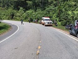 Laka Antara Truk Tangki BBM dengan Sepeda Motor di Kecamatan Nanga Tayap, 1 Orang Meninggal Dunia