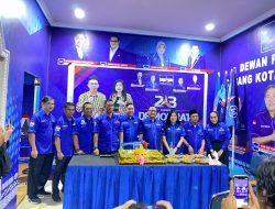 Peringati HUT Ke-23 Partai Demokrat, DPC Demokrat Pontianak Gelar Syukuran