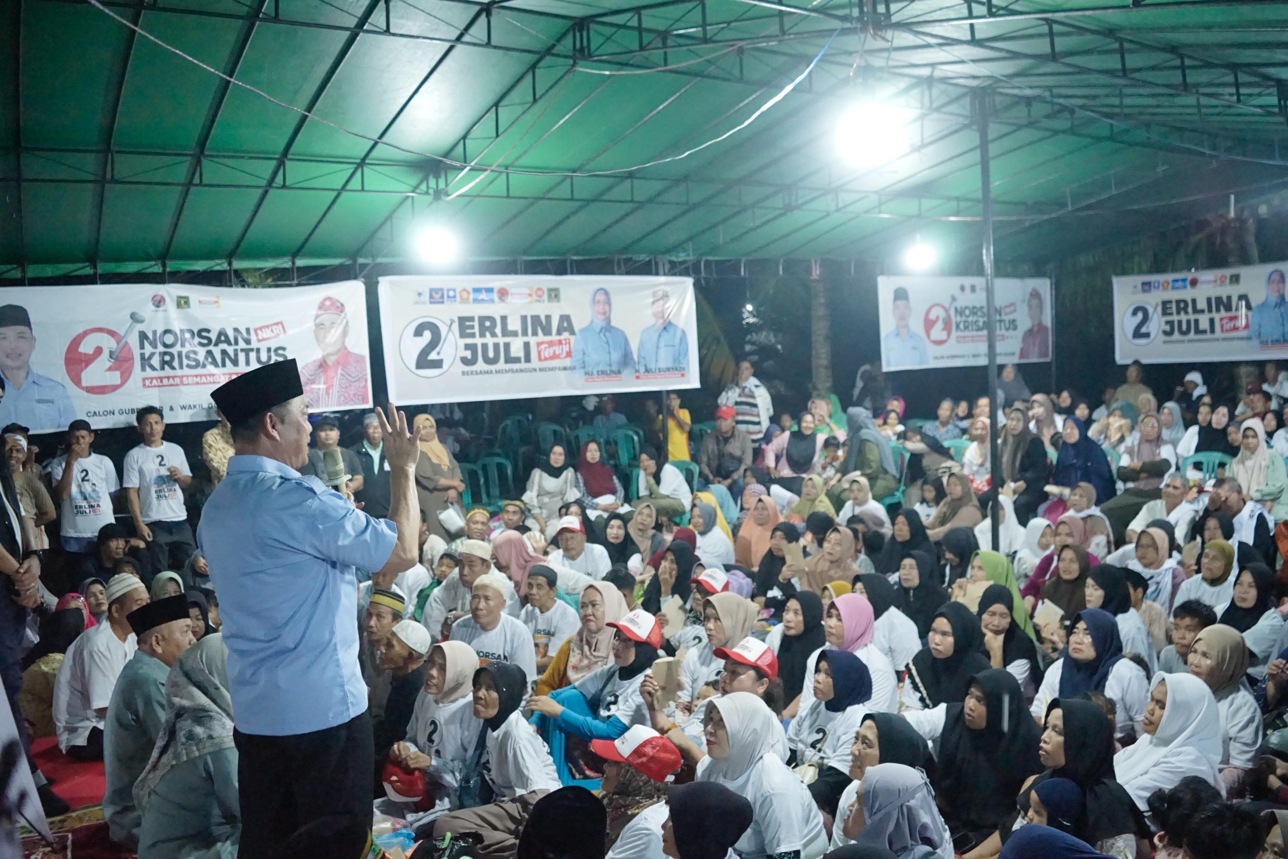 Warga Mempawah Timur Tegas Menangkan NKRI-TERUJI
