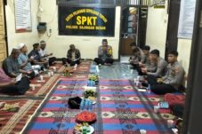 Polsek Sajingan Besar Doa Bersama Masyarakat jelang Pilkada 2024