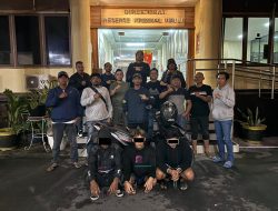 Kurang dari 24 jam, 3 Pelaku Begal Diringkus Satreskrim Polres Kubu Raya
