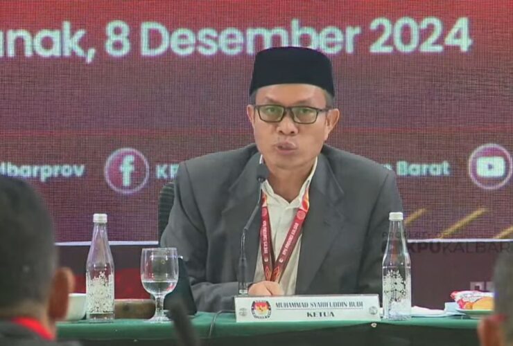 Rapat Pleno KPU Kalbar Tetapkan Pasangan Norsan – Krisantus dengan Suara Terbanyak