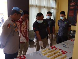 Personel Sat Reskrim Polres Melawi Jalani Tes Urine