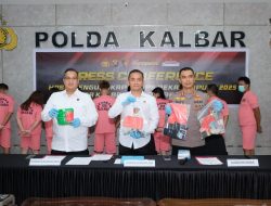 Operasi Pekat 2025, Polda Kalbar Sita 2,5 Kg Sabu