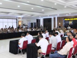 Jelang Operasi Ketupat 2025, Polda Kalbar Gelar Rapat Lintas Sektoral