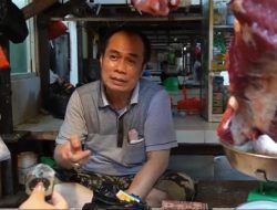 Sempat Naik, Harga Daging Sapi di Pasar Flamboyan Kembali Normal
