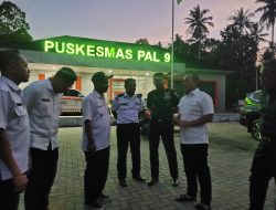 Sinergi Pemkab dan TNI: Akses Jalan Menuju Puskesmas Pal 9 Yang Rusak Akan Dibangun Lewat Program TMMD