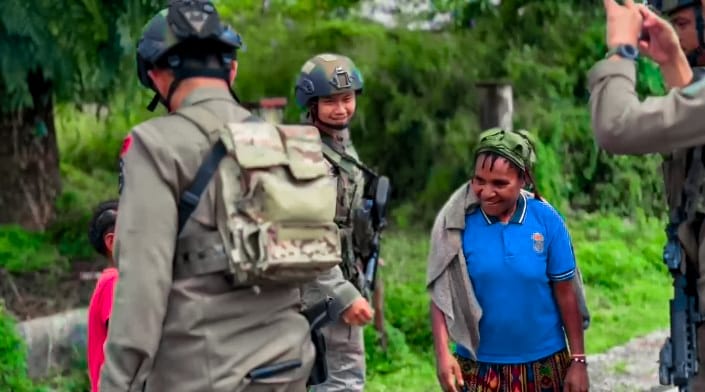 Ops Damai Cartenz-2025 Perkuat Pendekatan Humanis lewat Patroli Dialogis di Yalimo