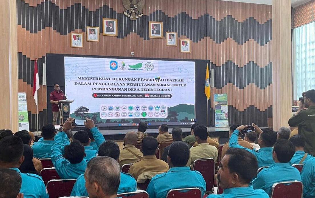 Pemkab Kubu Raya Perkuat Sinergitas Bersama SAMPAN Dalam Pengelolaan Perhutanan Sosial