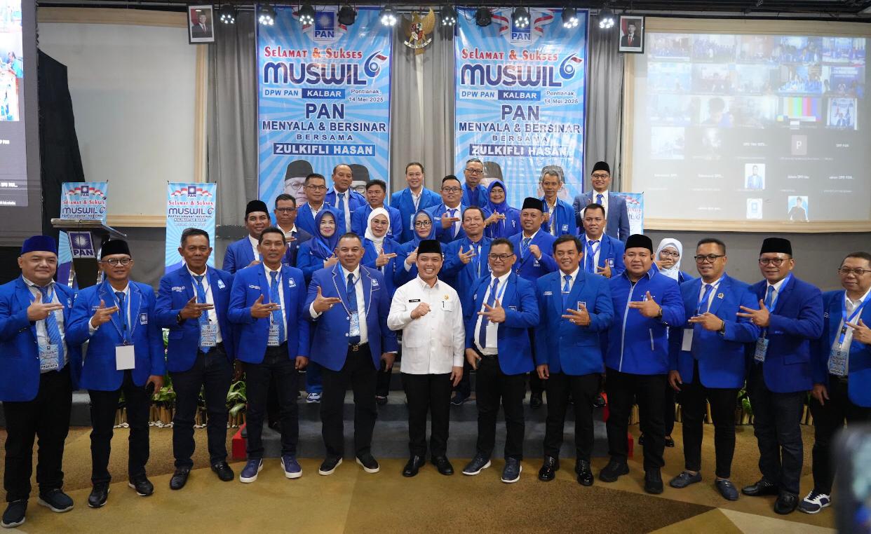 Gubernur Kalbar Ajak Seluruh Kader PAN Terus Wujudkan Pembangunan Daerah