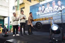 Momen Langka, Pelantikan Pengurus HIPMI di Pasar Tengah