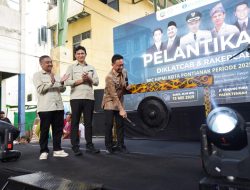 Momen Langka, Pelantikan Pengurus HIPMI di Pasar Tengah