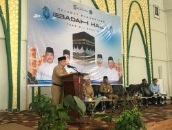 Pesan Gubernur Kalbar Saat lepas 183 Jemaah Calon Haji Kloter 23 Kota Pontianak dan Sanggau