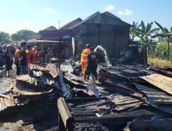 4 Kios di Sungai Kakap Hangus Terbakar, Kerugian Capai Ratusan Juta