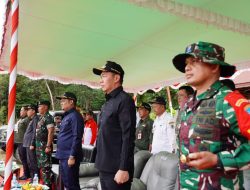 Bupati Kapuas Hulu Hadiri Penutupan TMMD Regtas ke-142 di Dusun Umbin Tapang Da’an
