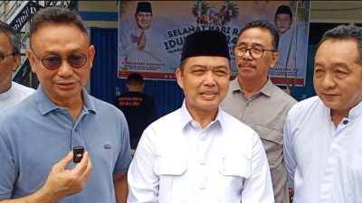 Ria Norsan Laksanakan Pemotongan Hewan Qurban Sebanyak 14 Ekor untuk Masyarakat