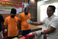 Polres Kubu Raya Musnahkan Barang Bukti Sabu