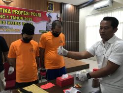 Polres Kubu Raya Musnahkan Barang Bukti Sabu