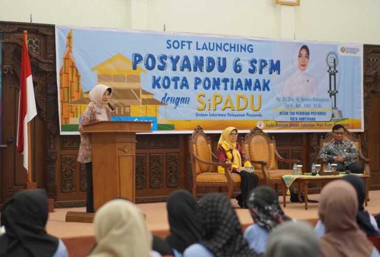 Posyandu 6 SPM dan SiPADU Resmi Diluncurkan di Pontianak
