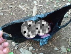Tragis, Bayi Ditemukan Terbuang Dalam Bungkus Plastik di Desa Pisak Bengkayang