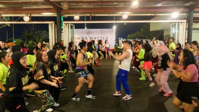 ‘Zumba Battle In The Sky’ Borneo Hotel Pontianak Sukses Pukau Warga