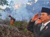 Prabowo Ancam Cabut Izin Perusahaan Pembakar Lahan