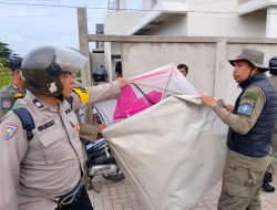 Tim Gabungan Gencar Razia Layangan Gelasan di Kubu Raya