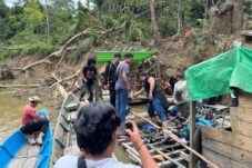 Polisi Tangkap Empat Pekerja PETI di Sungai Seberuang Kapuas Hulu