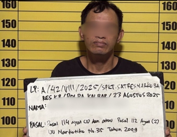 Pengedar Sabu 21,30 Gram Diciduk Tim Labubu di Sungai Kakap